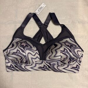 Adore Me Women's 36C Ariza Sports Bra Patterned NWT